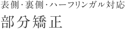 部分矯正